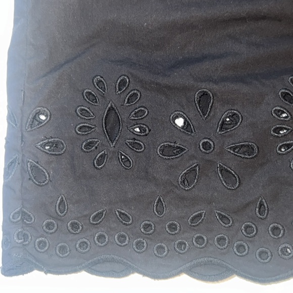 RHODE Evie Square-Neck Eyelet Mini Dress NWT - Picture 6 of 7